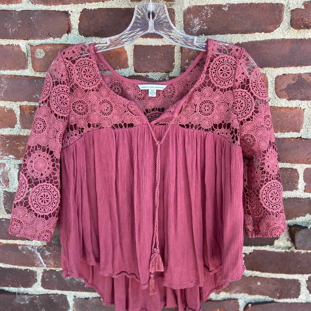 American Eagle 3/4 Sleeved Blouse